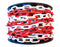Kunststofketting rood-wit 6,0mm 25 meter