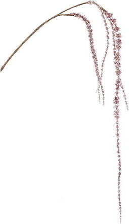 Kunsttak amaranthus glitter pink, 130 cm