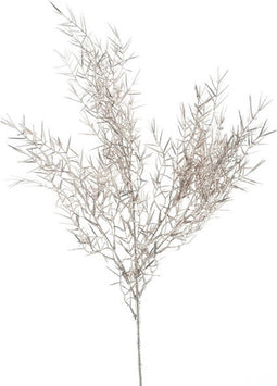 Kunsttak asparagus spray rose/champagne 76 cm