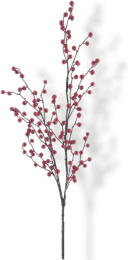 Kunsttak Christmas berry spray red 95 cm