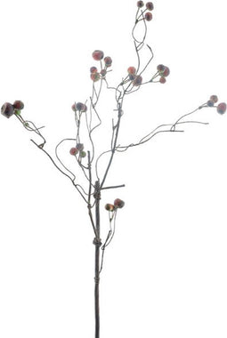 Kunsttak crab apple green/red, 86 cm