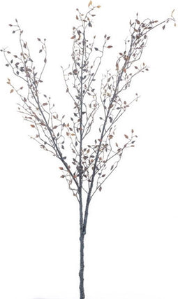 Kunsttak giant chili leaf kiedrich brown, 140 cm