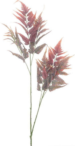 Kunsttak leather fern burgundy, 120 cm