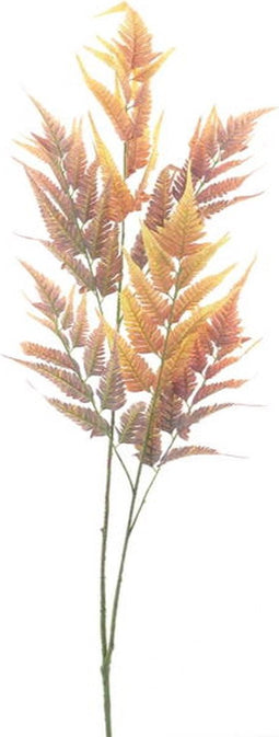 Kunsttak leather fern orange, 120 cm