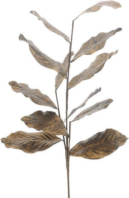 Kunsttak magnolia leaf gold, 99 cm