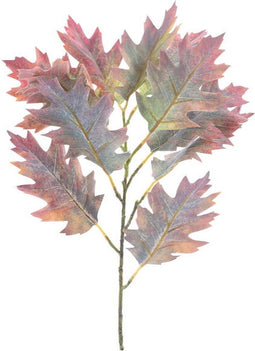 Kunsttak rock maple leaf burgundy, 70 cm