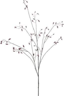 Kunsttak rosehip ingo burgundy, 134 cm