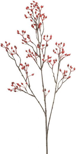 Kunsttak rosehip mini red, 100 cm