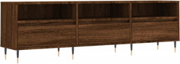 vidaXL - Tv-meubel - 150x30x44,5 - cm - bewerkt - hout - bruin - eikenkleur