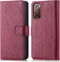 iMoshion Hoesje Geschikt voor Samsung Galaxy S20 FE Hoesje Met Pasjeshouder - iMoshion Luxe Bookcase - donkerrood