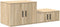 vidaXL - Opbergkast - Sonoma - Eik - 108x41x40 - cm - van - Houtcomposiet