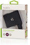 Nedis WCHAU481ABK - USB-wandlader - 4 poorten 2,4 A zwart