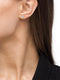 TI SENTO Dames Oorbellen - 925 zilver - Zirconia wit - 7597ZI