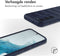 iMoshion Hoesje Geschikt voor Samsung Galaxy S23 Hoesje Siliconen - iMoshion EasyGrip Backcover - Donkerblauw