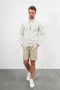 Cappuccino Italia Chino Short - Heren Shorts - Katoen Elastaan - Beige - Maat XXL