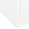 vidaXL - Kantoorkast - 90x40x102 - cm - staal - wit