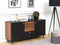 KURO - Sideboard - Zwart - Vezelplaat