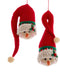Kurt s. Adler - 10 inch Fabric Snowman Head Orn 2/Asstd Polyester 2...