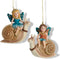 Kurt s. Adler - 3.5 inch Magical Woods Boy & Girl Fairies Sitting O...