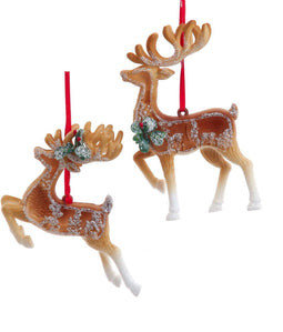 Kurt s adler - 4.2-5.5 inch Brwn/Wht Cut-Out Deer Orns 11,938x10,...
