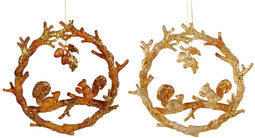 Kurt s adler - 5.1 inch Wreath W/ Squirrel Orna X 2 5x5x10 cm ker...