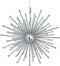 Kurt s. Adler - 7.25 inch Plstc Silv Ray Snowflake Orn kerstbal