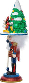 Kurt S. Adler - Disney® Notenkraker met schaatsende Mickey/ Minnie Mouse - 41 cm
