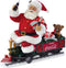Kurt S. Adler - Kerstman op Coca Cola trein - 25,4x33x17,8 cm (hxbxd)