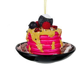 Kurt s adler - Ornament glas taart met oreo l13cm