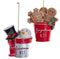 Kurt s adler - Ornament plastic sneeuwman en pop l9cm