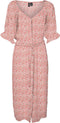 VERO MODA VMRANI - Blousejurk - V-Hals 2/4 mouwen met riem - Maat S