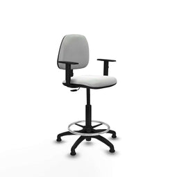 Piqueras y Crespo B1D01RT - Bureaustoel - Hoogteverstelbaar met armleuning - Wit