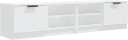 vidaXL - Tv-meubels - 2 - st - 80x35x36,5 - cm - bewerkt - hout - wit