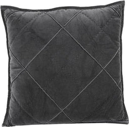 Kussen 50 x 50 cm Diamond velvet anthracite Light & Living