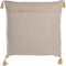 Kussen DKD Home Decor Beige Polyester Katoen Aluminium Ruiten (60 x 20 x 60 cm)