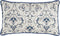 Kussen DKD Home Decor Blauw 50 x 10 x 30 cm Blommor
