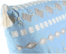 Kussen DKD Home Decor Blauw Polyester Katoen Wit (60 x 20 x 60 cm)