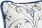 Kussen DKD Home Decor Blauw Wit Vierkant Blommor Neoklassiek 45 x 10 x 45 cm