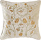 Kussen DKD Home Decor Gouden Polyester Blommor (45 x 10 x 45 cm)