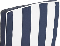 Kussen DKD Home Decor Strepen Wit Marineblauw (42 x 4 x 115 cm)