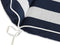 Kussen DKD Home Decor Strepen Wit Marineblauw (42 x 4 x 115 cm)
