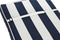 Kussen DKD Home Decor Strepen Wit Marineblauw (42 x 4 x 115 cm)