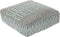 Kussen DKD Home Decor Voor op de grond Strepen Blauw Polyester Katoen Munt Aluminium Wit Groen (60 x 60 x 25 cm)