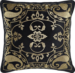 Kussen DKD Home Decor Zwart Gouden Polyester Arabisch (45 x 10 x 45 cm)