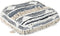 Kussen DKD Home Decor Zwart Voor op de grond Strepen Polyester Katoen (60 x 60 x 25 cm)