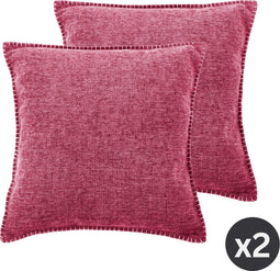 Kussen (gevuld) DAMIAN, SET/2, 45x45cm, rosegold
