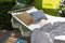 Kussen (gevuld) HESSIAN, SET/2, 45x45cm, blauw