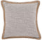 Kussen (gevuld) HESSIAN, SET/2, 45x45cm, licht grijs