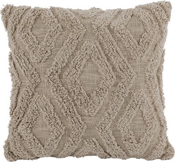 Kussen (gevuld) SAHARA 45x45CM, taupe