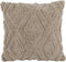 Kussen (gevuld) SAHARA 45x45CM, taupe